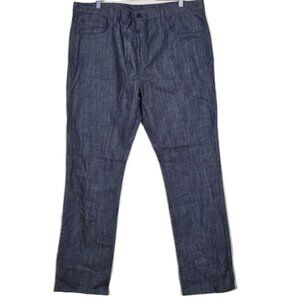 Crooks and Castles Jeans Mens 38 x 34 Gray Cotton Rigid Denim Grunge Y2K Hip Hop